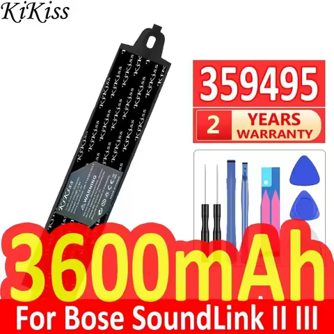 KiKiss Battery 359495 359498 330105 404600 3600mAh for Bose SoundLink Bluetooth Mobile Speaker II So