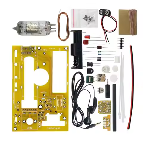 A37T-2P2 Tube Single Light MW Radio Kit Simple Radio Receiver Kit For DIY Without Shell