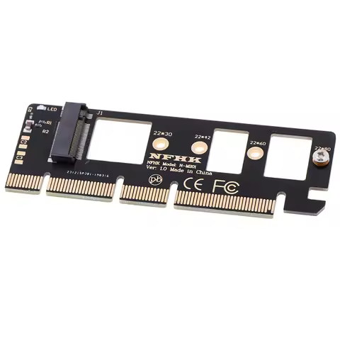 NGFF M Key M.2 NVME AHCI SSD To PCI-E PCI Express 3.0 16x X4 Adapter Riser Card Converter For XP941 