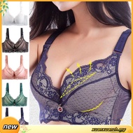 🔥Ready Stock🔥Plus Size Bras for Women Lace  Bra Underwire Push up 34-48 A B C