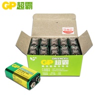 GP Speedmaster 9V Battery 1604G 6F22 Multimeter Smoke Sensor Square Carbon Battery Blister Pack 10 P