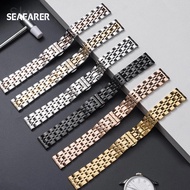 14MM 16MM 18MM 19MM 20MM Stainless Steel Watch Strap For TISSOT Watch band 1853 T41 T17 Silver Golde