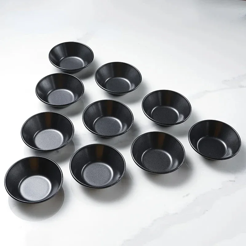 10pcs Reusable egg tart mold small cake mold oven baking tool non-stick household egg tart skin bott