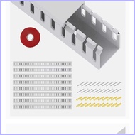 PVC Cable Tray Duct Slotted PVC cable trunking Wire Duct Cable Management ♀ ◲