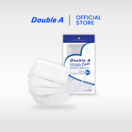 [10 ชิ้น/แพ็ก สีขาว] หน้ากากทางการแพทย์ Double A Care SURGICAL MASK 3 PLY