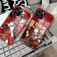 BK-1 Date a Live Tokisaki Kurumi Anime Phone Case Tempered Glass For IPhone  17，15 14 11 12 Pro 8 7 