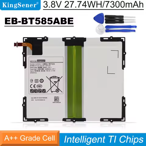 KingSener 4.35V EB-BT585ABE Battery For Samsung Galaxy Tablet Tab A 10.1 2016 T580 SM-T585C T585 T58