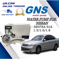GNS WATER PUMP NISSAN SENTRA N16 1.5 / 1.6 / 1.8 (QG18DE) 100% HIGH QUALITY READY STOCK IN MALAYSIA