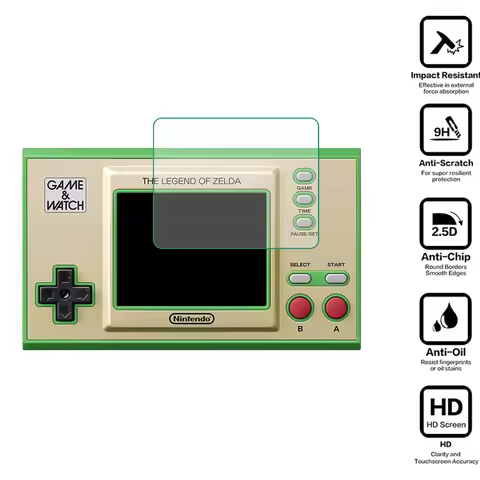 Tempered Glass Protective Film Display Screen Protector for Nintendo Game Watch Console Cover Protec