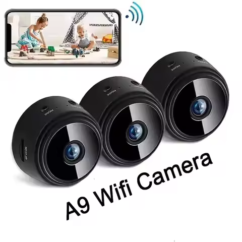 A9 Mini Camera 1080P High Definition WirelessRemote Viewing Micro Camera Wifi SecurityProtection Sur