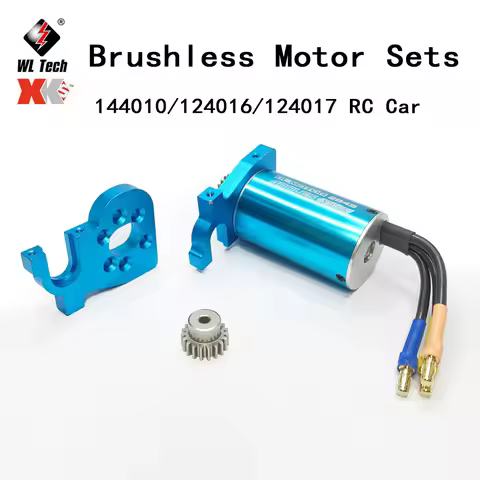 Original WLtoys 124017 124016 144010 144010-2006 RC Car Spare Parts Brushless motor 144010-2004 Gear