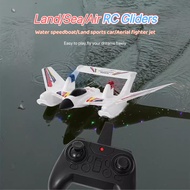 Shock-Resistant Waterproof Sea Land Air Remote Control Foam Fighter Glider Airplane Toy for Kids | K