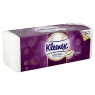 Kleenex Ultra Soft Toilet Tissue Cushiony Soft 3 Ply 4000 Sheets 20 Rolls