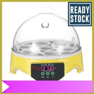 7 Eggs Mini Digital Egg Incubator Hatcher Transparent Eggs Hatching Machine Automatic Temperature Co