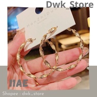 Big Ring Earrings / Women's Blink Blink Big Round Earrings / Big Round Earrings / Big Circle Hoop Ea