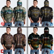 Jumper Hoodie Killswitch Engage Band Hoodie Pullover Fullprint Polyester Jersey Material