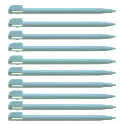 10PCS Colorful Touch Stylus Pen Smooth Plastic Handwritten Pen Assistant Tools Gamepad for Nintendo 