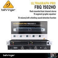 Behringer ULTRAGRAPH PRO FBQ1502HD มืออาชีพอีควอไลเซอร์แร็คเมาท์คู่สเตอริโอ15แบนด์อีควอไลเซอร์กราฟิก
