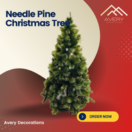 5FT / 6FT / 7FT / 8FT NEW 2022 Design Needle Pine Christmas Tree House Festive Decoration Xmas Tree Holiday Decoration Christmas Decor Class A Hook Type