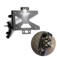 <EX SHOP> MOTO4U New Motorcycle Fender Eliminator Side Tidy Kit EU License Plate Frame LED Light For