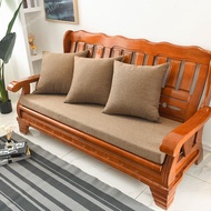 Solid Wood Sofa Cushion Mahogany Chair Thickened Hardened 35D45D Sponge Anti-Slip Removable Washable
