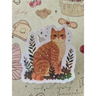 Junk Journal sticker ( Celestial cat series )
