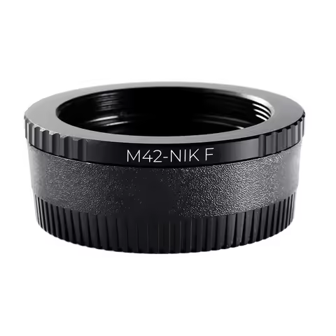 K&F Concept Lens Adapter Ring for M42 Lens to Nikon Mount with Glass Cap for Nikon AI F D5100 D700 D