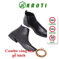AROTI Chealsea Men's Leather Boots High Quality Beautiful High Quality, Super Durable Stitched Sole,