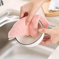 Super Soft Dish Washer 2-sided Coral Fleece Material/Water Absorbent Soft Dish Washer