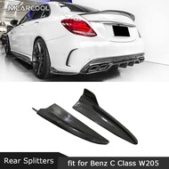 MERCEDES BENZ W205 Rear side splitter bumper canard W205 c class accessories