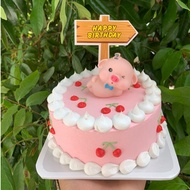 Fake birthday cake bento model cake