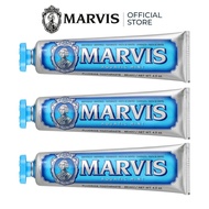 3pc Marvis Whitening Toothpaste Aquatic Mint 85ml Tootpaste