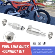 For KTM 690 790 950 990 1050 1090 1190 1290 Motorcycle parts Fuel Pump Quick Release Metal Connector