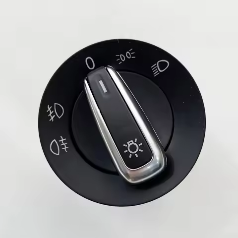 Chrome Headlight Switch Fog Light Control Switch For Bora Beetle Golf Jetta MK4 Passat B5 3BD 941 53