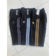 Tracksuit Pendek Adidas Line Adidas tiga line tracksuit Pendek seluar sport pendek 3suku 5suku seluar pendek