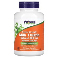 Now Foods Silymarin Milk Thistle Extract 300 mg 100 / 200 Veg Capsules with Artichoke and Dandelion 