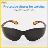 PINGD Welding Welder Goggles, Dustproof Windproof Safety Goggles, Scratch Goggles Grey Black Eyewear