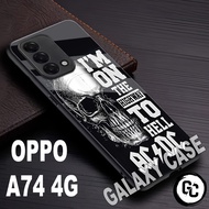 Softcase Glossy OPPO A74 4G/Motif COWOK/case OPPO A74 4G/Casing OPPO A74 4G/silicone kesing