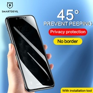 SmartDevil Anti-peeping Screen Protector for iPhone 13 Pro Max 12 Pro X 11Pro XS XR xsmax iphone 11promax Curved Full Screen Full Coverage No Black Border Privacy Film