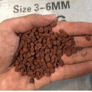 Red lava stone (mini) - floor covering, aquarium floor lining 500g