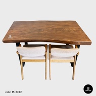 DGT322. Raintree Wood Dining Table/ Tea Table (6 seater)