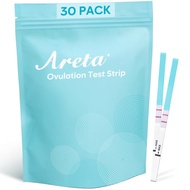 Areta Ovulation Test Strips Kit: 30 Tests | Accurate & Reliable for Women | Fast & Convenient Fertil