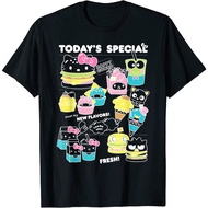 Hello Sanrio Kawaii Burger Shop Foodie Menu Tee Shirt