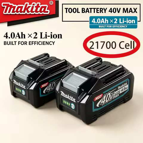 New Makita 40V MAX XGT Lithium Ion Battery 4000mAh BL4020 BL4025 BL4040 BL4050 BL4080 Fit Makita 40V