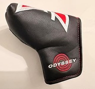 New Odyssey DFX Large Mid Mallet Blade Putter Magnetic Closure Headcover - Red Black Cover
