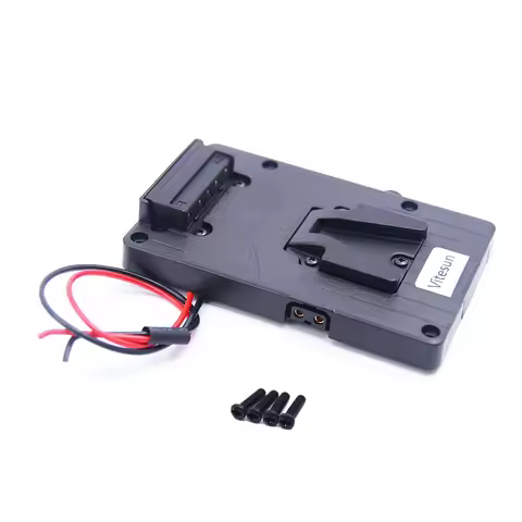 Mini V-mount V-Lock Battery Plate Adapter With D-Tap Output for Sony V Mount Battery DSLR Video Came