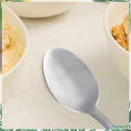 [Freneci] Stainless Spoon Gift, Cooking Utensil Engraved Ice Cream Spoon Serving Spoon for Camping Trip Picnic,