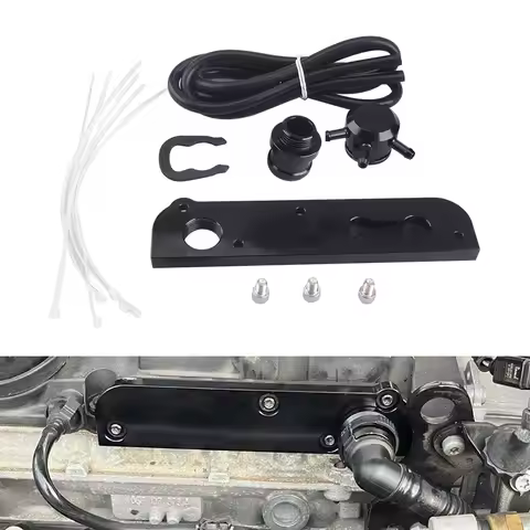 PCV Adapter Set PCV Adapter w / Boost Kit Cover for Audi VW 2.0 TFSI EA113 ENGINE Torque Solution Bi