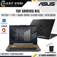 ASUS TUF Gaming A15 - FA506N-CQHN666WS - 15.6'' AMD R7 170 / 16GB D5, 512GB SSD / RTX3050 4GB / W11H