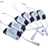 DTA 1PC 3-4W/4-7W/8-12W/12-18W/18-24W/24W-36W New Transformer LED Lamp Driver DT